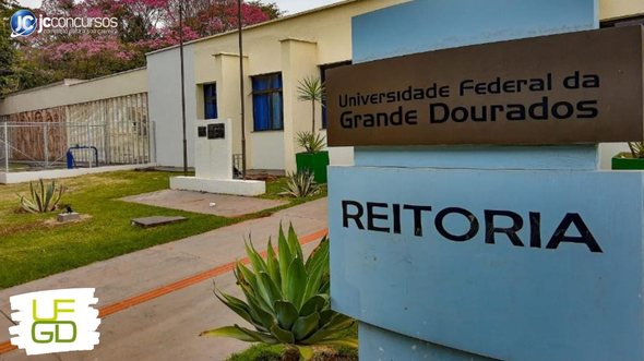 Concurso da UFGD: fachada da unidade 1 da Universidade Federal da Grande Dourados - Crédito: Franz Mendes