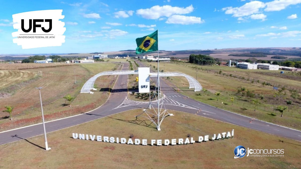 Concurso da UFJ: vista panorâmica de um dos campi da instituição