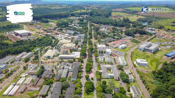 Concurso da Ufla: vista aérea do câmpus-sede da instituição - Foto: Divulgação