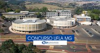 Concurso Ufla - Vista aérea da Universidade Federal de Lavras - Divulgação