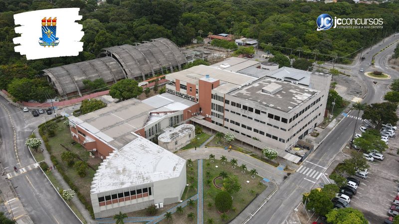 Concurso da UFPB:  vista aérea do campus de de João Pessoa