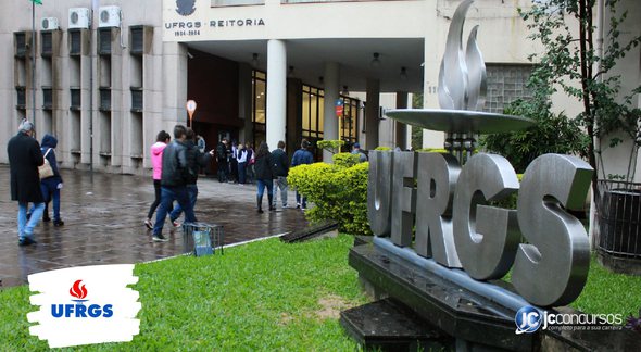 Concurso da UFRGS: fachada do prédio da Reitoria, em Porto Alegre - Divulgação