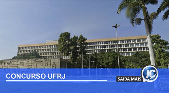 Concurso UFRJ: fachada da universidade - Google