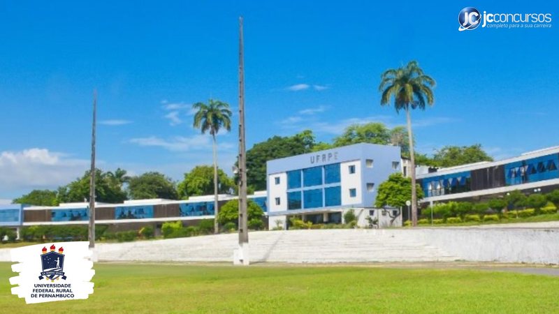 Concurso da UFRPE: fachada da Universidade Federal Rural de Pernambuco