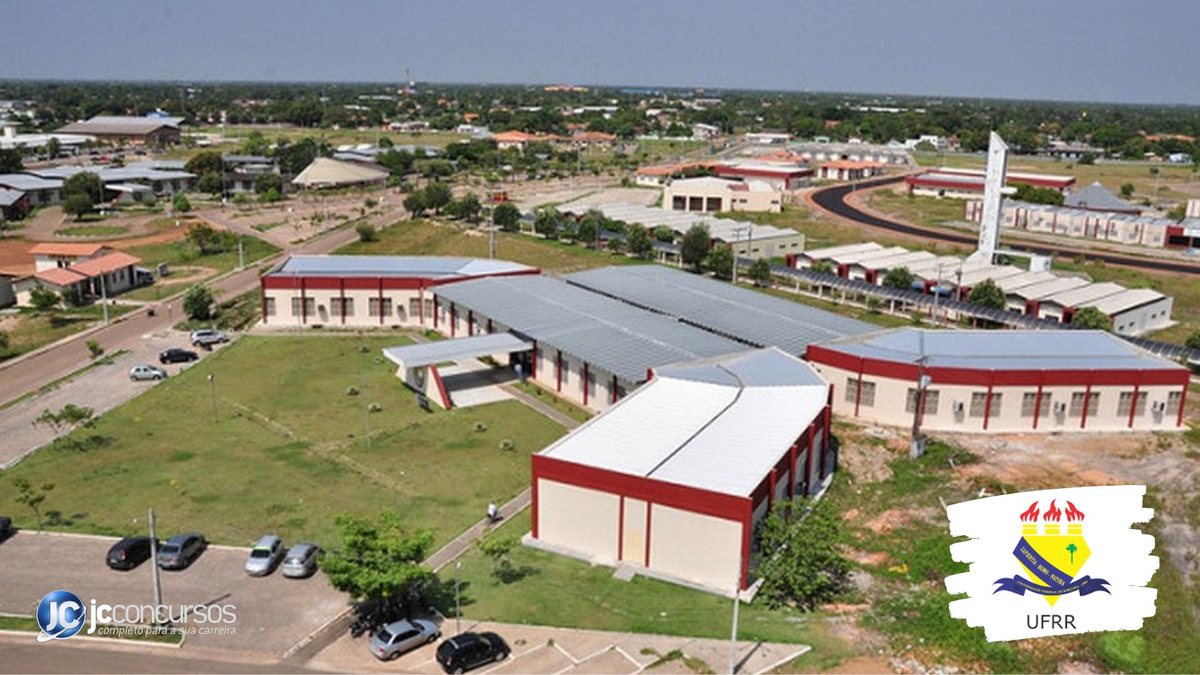 Concurso da UFRR: vista aérea de campus da Universidade Federal de Roraima
