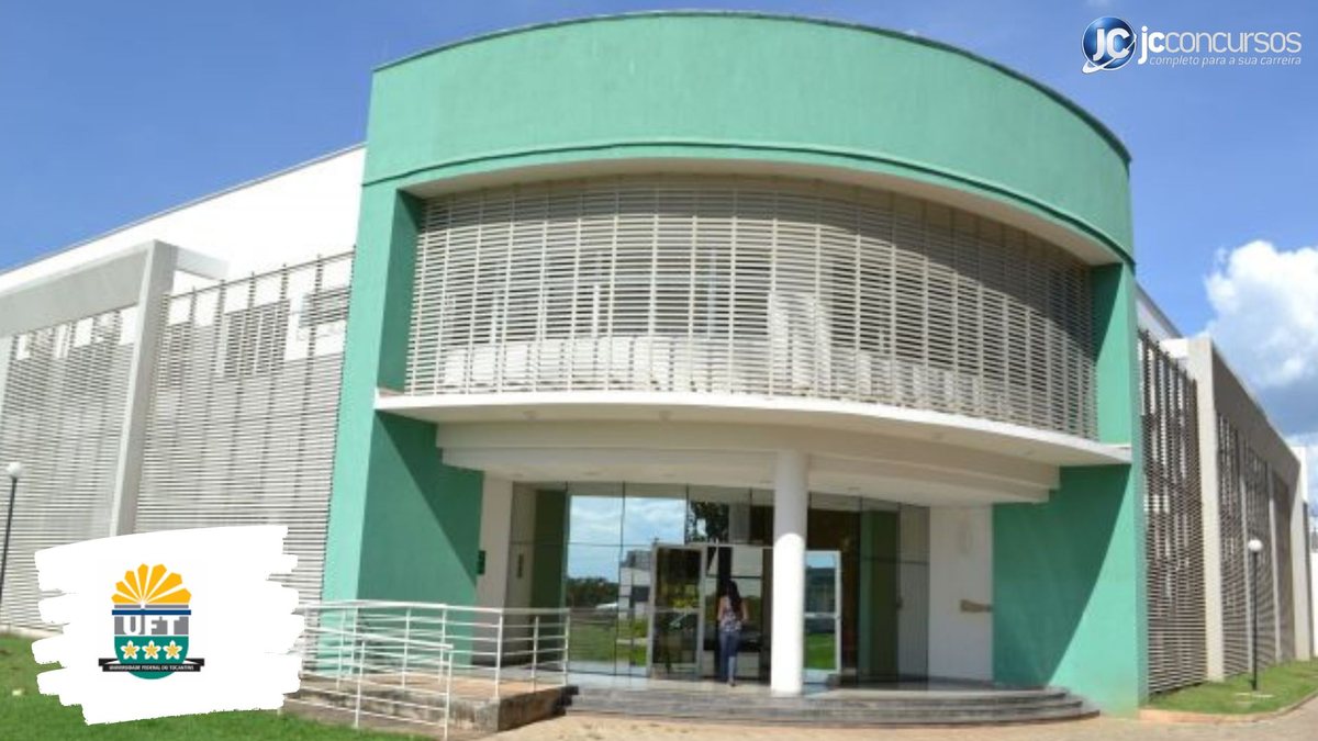 Concurso da UFT: prédio da Universidade Federal do Tocantins, em Palmas