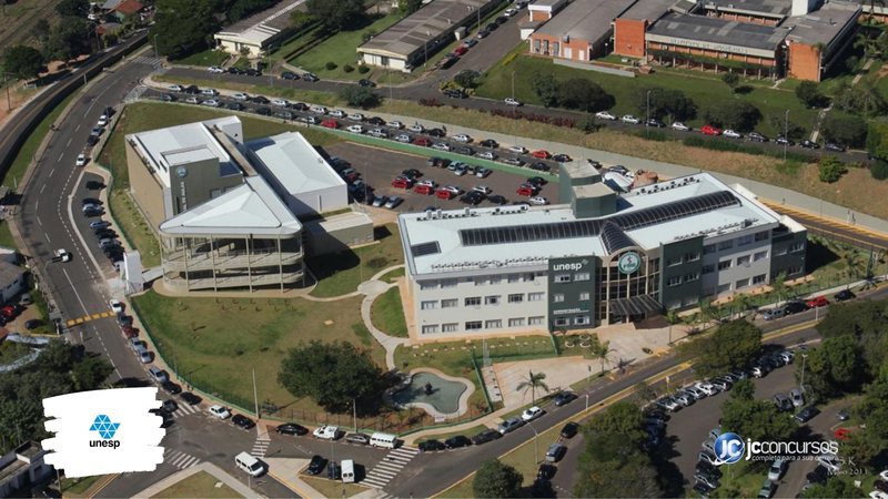 Concursos da Unesp: vista aérea do Câmpus de Botucatu, no interior de SP