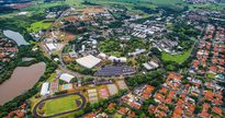 Concurso Unicamp: vista aérea de câmpus da Universidade Estadual de Campinas - Divulgação