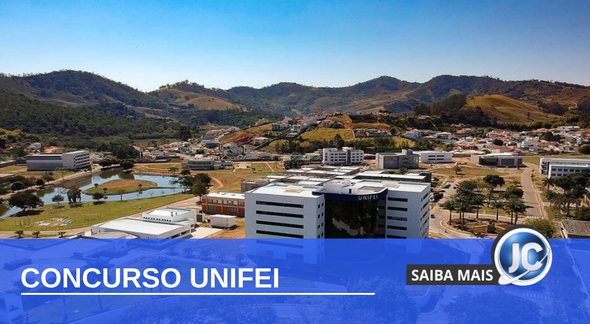 Concurso Unifei - vista aérea de câmpus da universidade - Divulgação