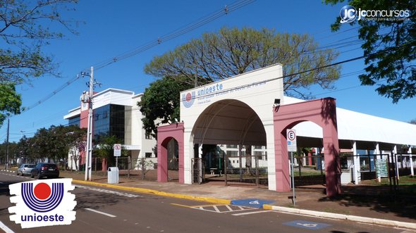 Processo seletivo da Unioeste: fachada do campus de Toledo/PR - Divulgação
