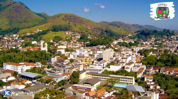 Concurso da Câmara de Valença RJ: vista aérea da cidade - Divulgação
