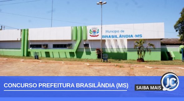 Fachada da Prefeitura de Brasilândia MS - Divulgacão