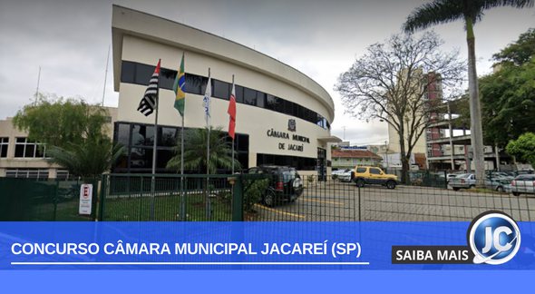 Concurso Câmara Municipal Jacareí SP; salários de até R$ 5.661,78 - Divulgacão
