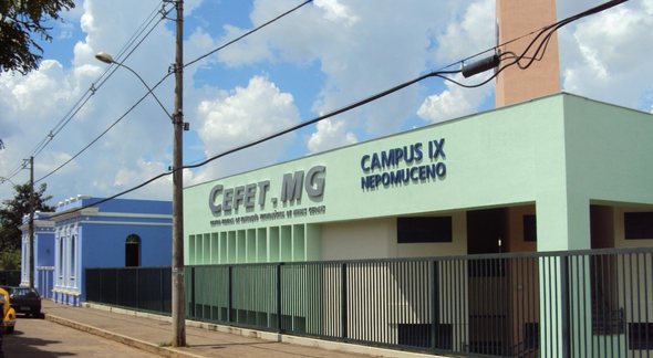 Concurso CEFET MG: fachada do campus Nepomuceno - Divulgação