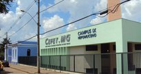 Concurso CEFET MG: fachada do campus Nepomuceno - Divulgação