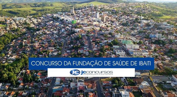 Concurso da Fundação de Saúde de Ibaiti - vista aérea do município paranaense - Divulgação