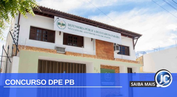Concurso DPE PB: fachada do Núcleo de Atendimento de Patos - Divulgação