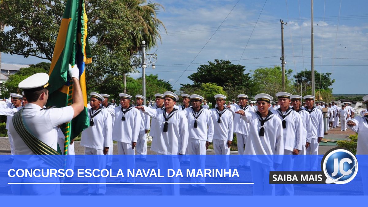 Concurso da Marinha abre 20 vagas para a Escola Naval