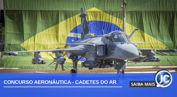 Concurso Aeronáutica: aeronave da Força Aérea Brasileira estacionada em hangar - Divulgação