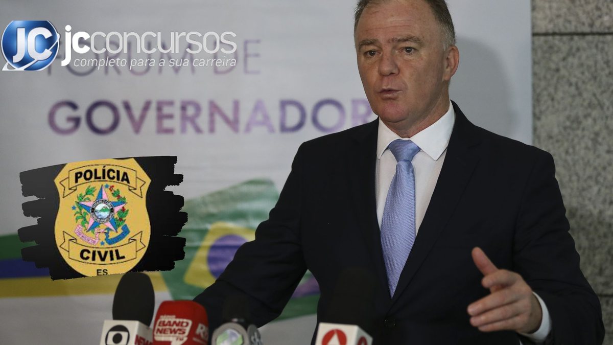 Concurso PC ES: governador Renato Casagrande anuncia nova seleção em 2024