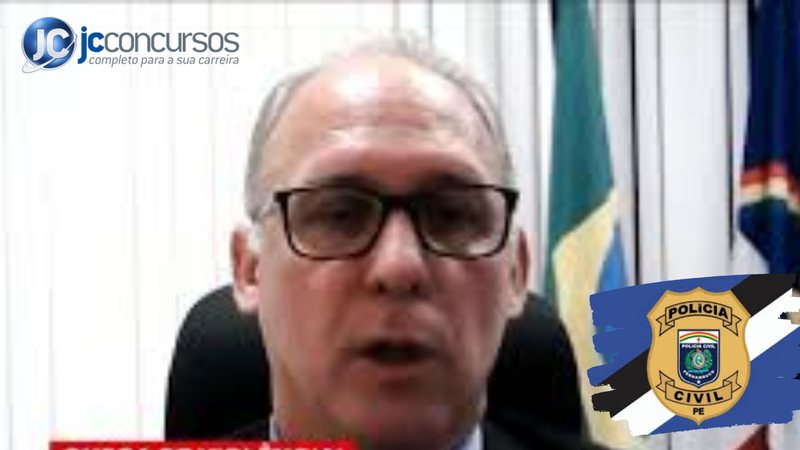 Concurso PC PE: secretário reforça novas seleções para a área de segurança