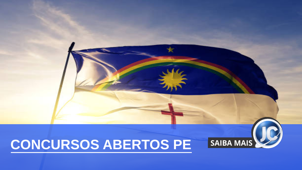 Concursos abertos PE: Bandeira de Pernambuco