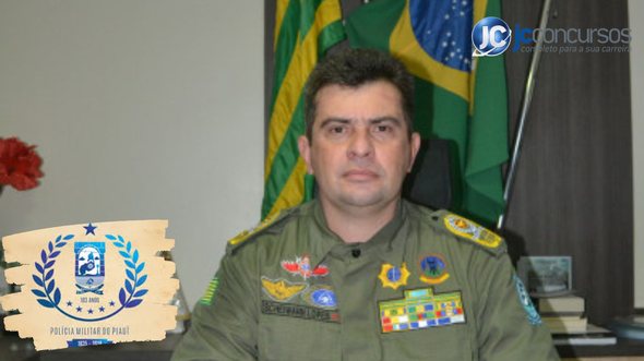 None - Concurso PM PI: comandante Scheiwann Lopes crédito PM PI