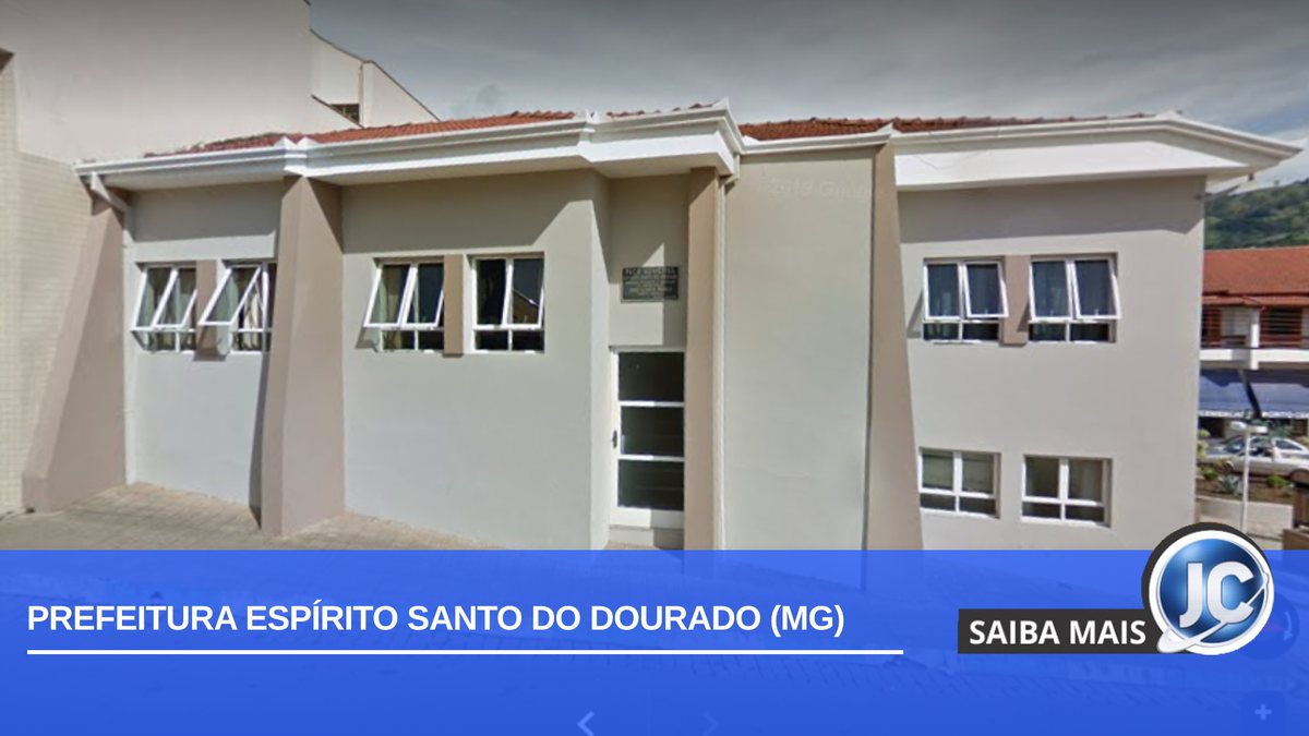 Concurso Prefeitura Espírito Santo Dourado MG: fachada da prefeitura