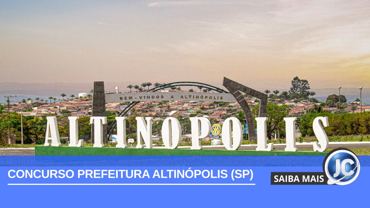 Concurso Prefeitura Altinópolis SP: entrada da cidade