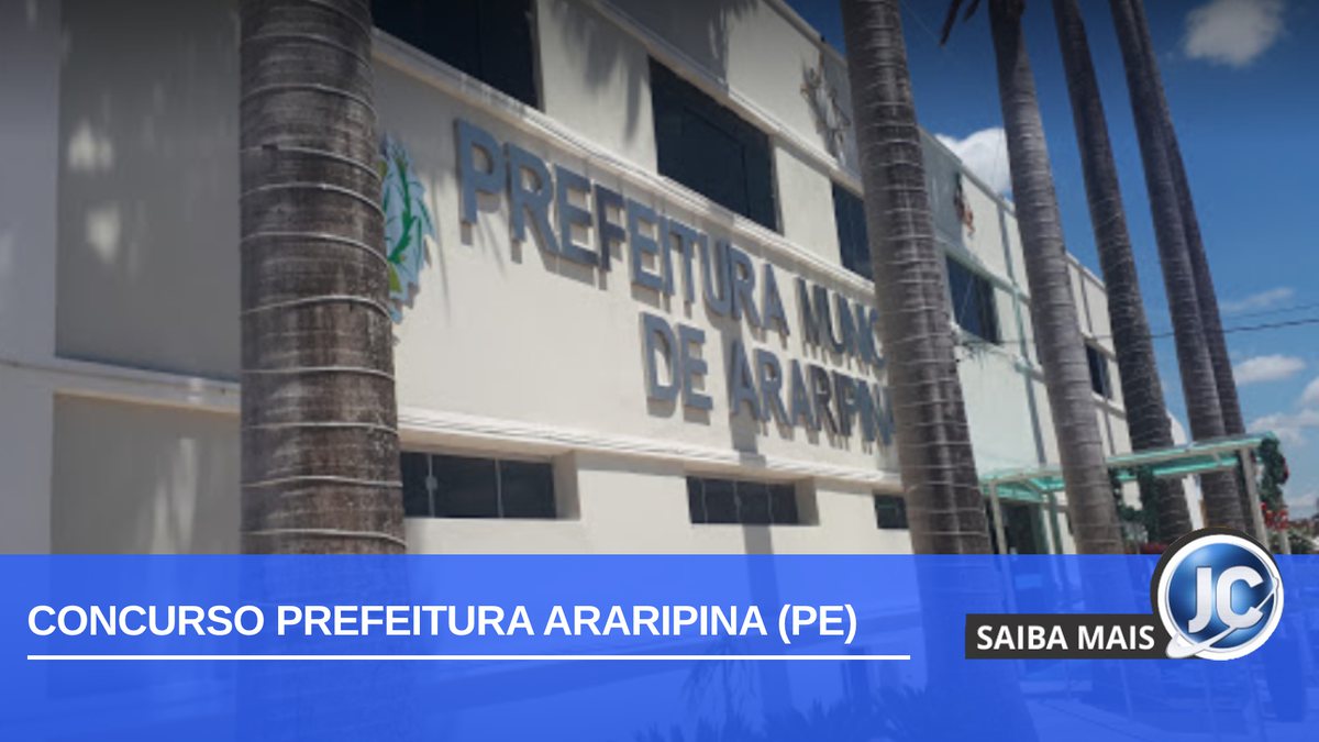 Concurso Prefeitura Araripina PE: fachada da prefeitura