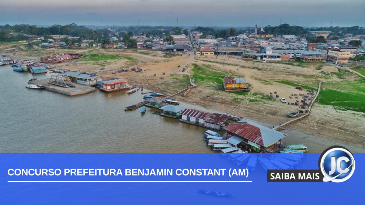 Concurso Prefeitura Benjamin Constant: imagem da cidade no Amazonas