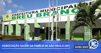 Concurso Prefeitura Breu Branco PA: fachada do Paço Municipal - Divulgação