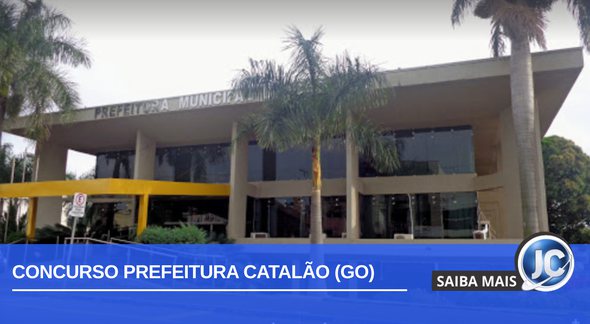 Concurso Prefeitura Catalão GO: fachada do paço municipal - Divulgação