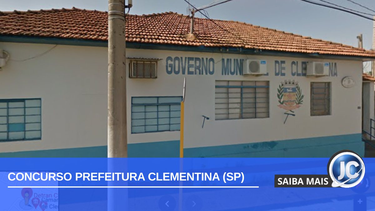 Concurso Prefeitura Clementina SP: imagem da fachada da prefeitura