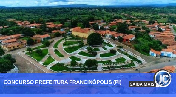 Concurso Prefeitura Francinópolis PI: edital com 18 vagas para professor - Divulgacão