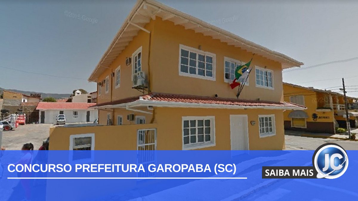 Concurso Prefeitura Garopaba SC: fachada da prefeitura