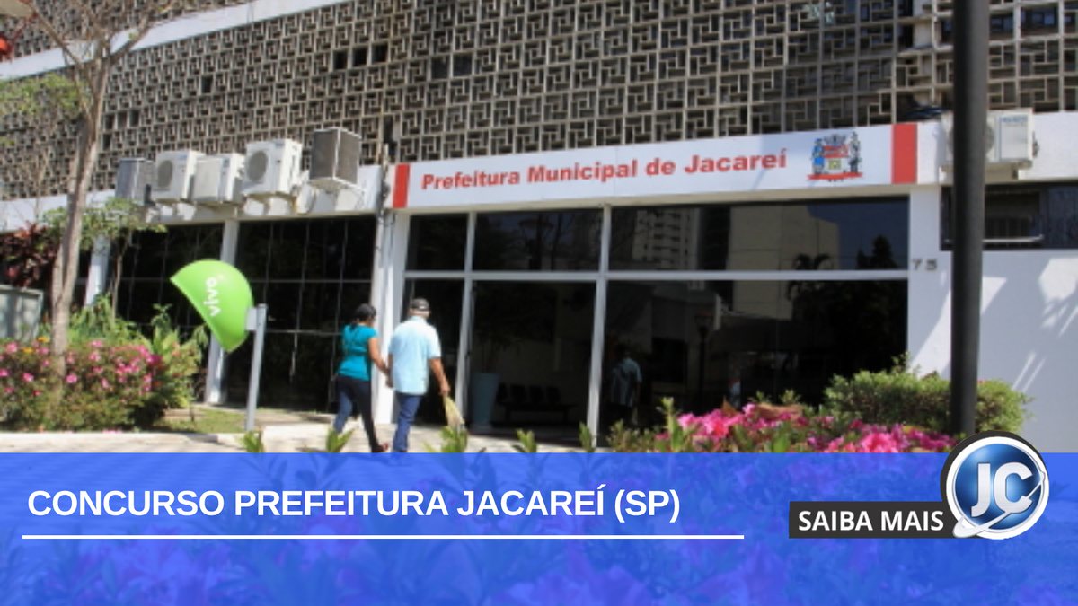 Concurso Prefeitura Jacareí SP: fachada da Prefeitura