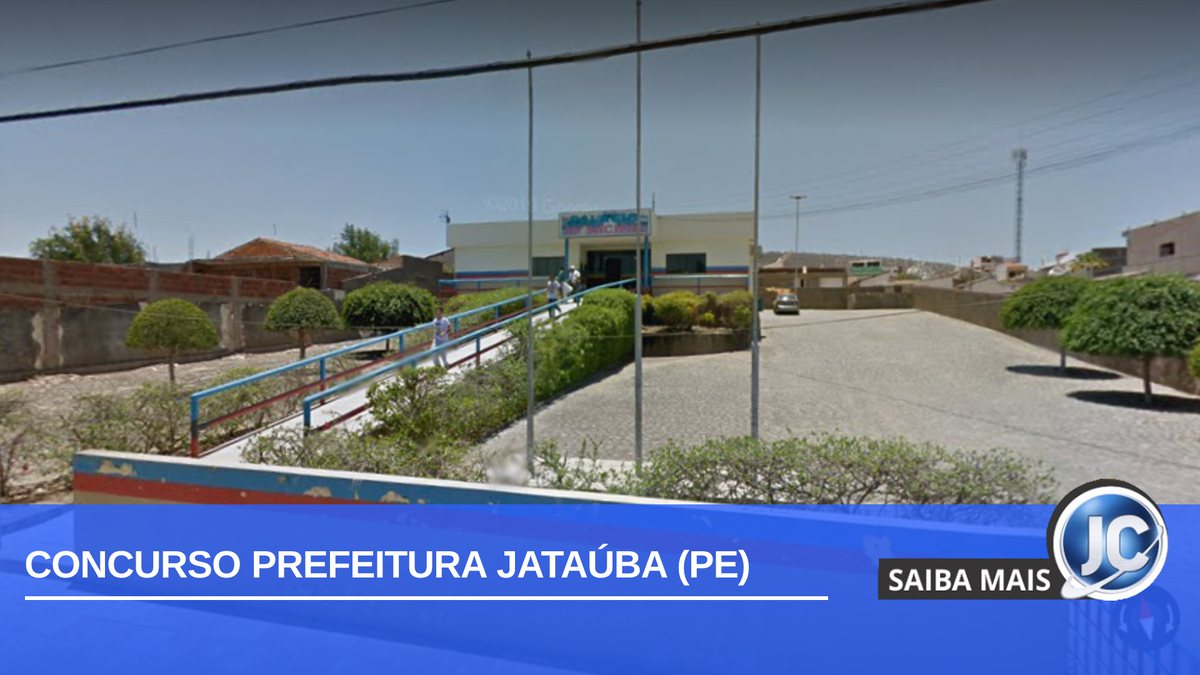 Concurso Prefeitura Jataúba PE: fachada da sede da Prefeitura