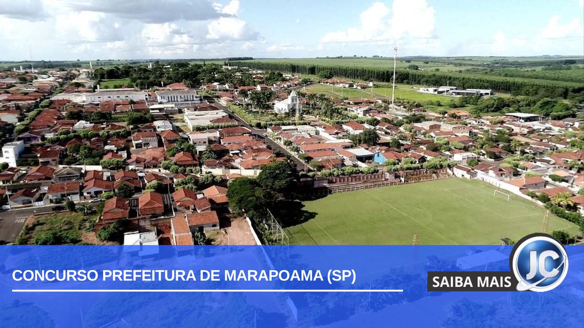 Concurso Prefeitura Marapoama SP divulga edital para 51 oportunidades