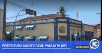Concurso Prefeitura Monte Azul Paulista SP: fachada da Prefeitura - Divulgação