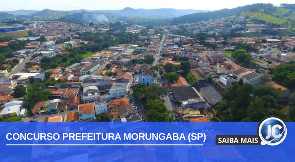 Concurso Prefeitura Morungaba SP: vista aérea da cidade - Divulgação