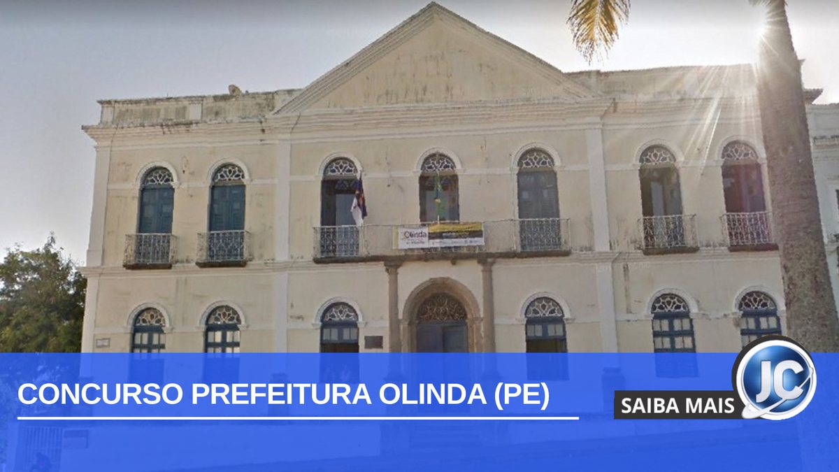 Concurso Prefeitura Olinda PE: sede da prefeitura de Olinda PE