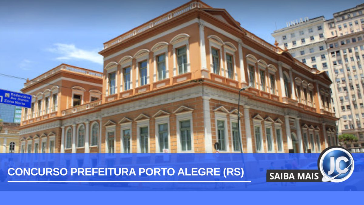 Concurso Prefeitura Porto Alegre RS conta com 1.032 vagas para ensino fundamental