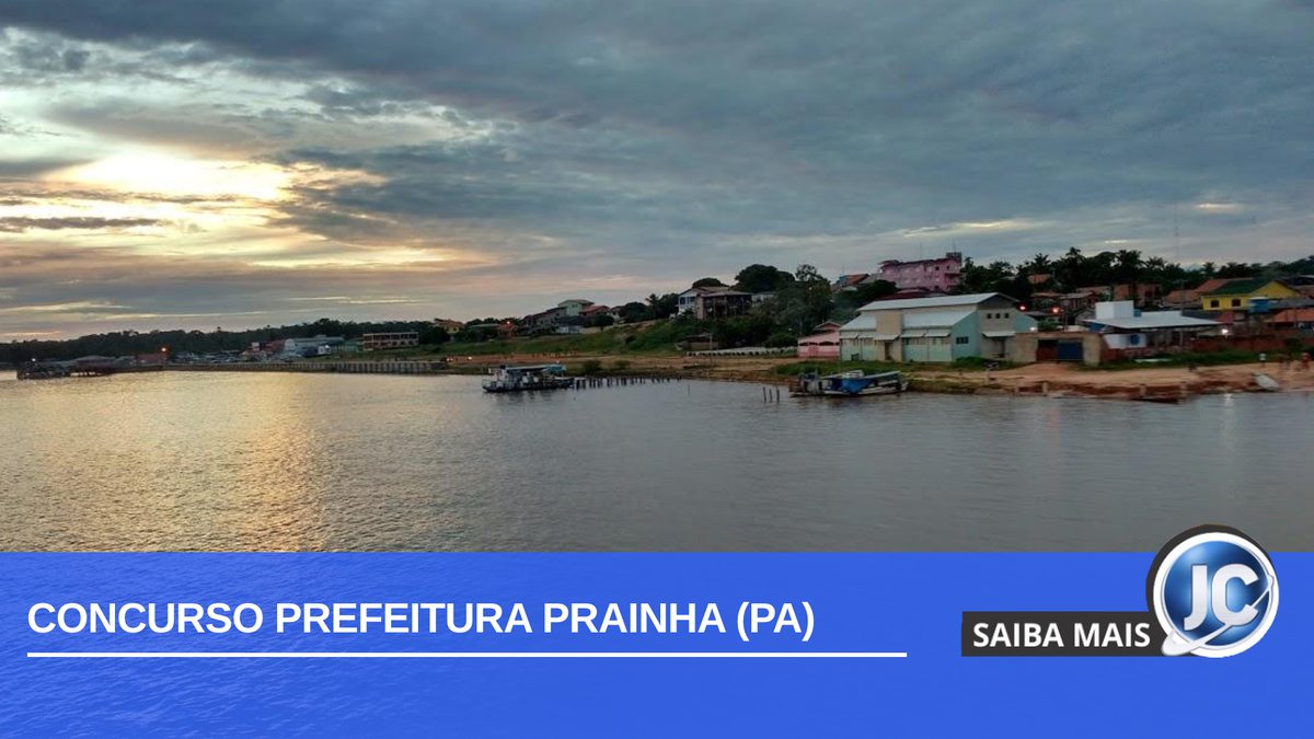 Cidade de Prainha, no Estado do Pará, região norte do Brasil