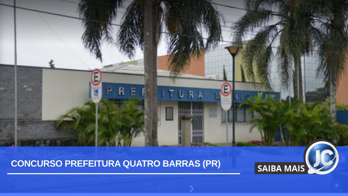 Concurso Prefeitura Quatro Barras PR: imagem da entrada da prefeitura