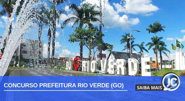 Concurso Prefeitura Rio Verde GO: letreiro da cidade - Divulgação