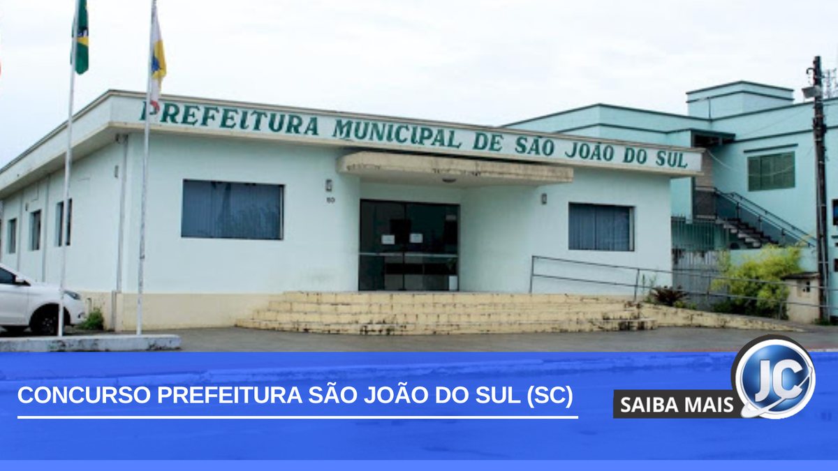 Prefeitura São João do Sul divulga edital com 104 vagas