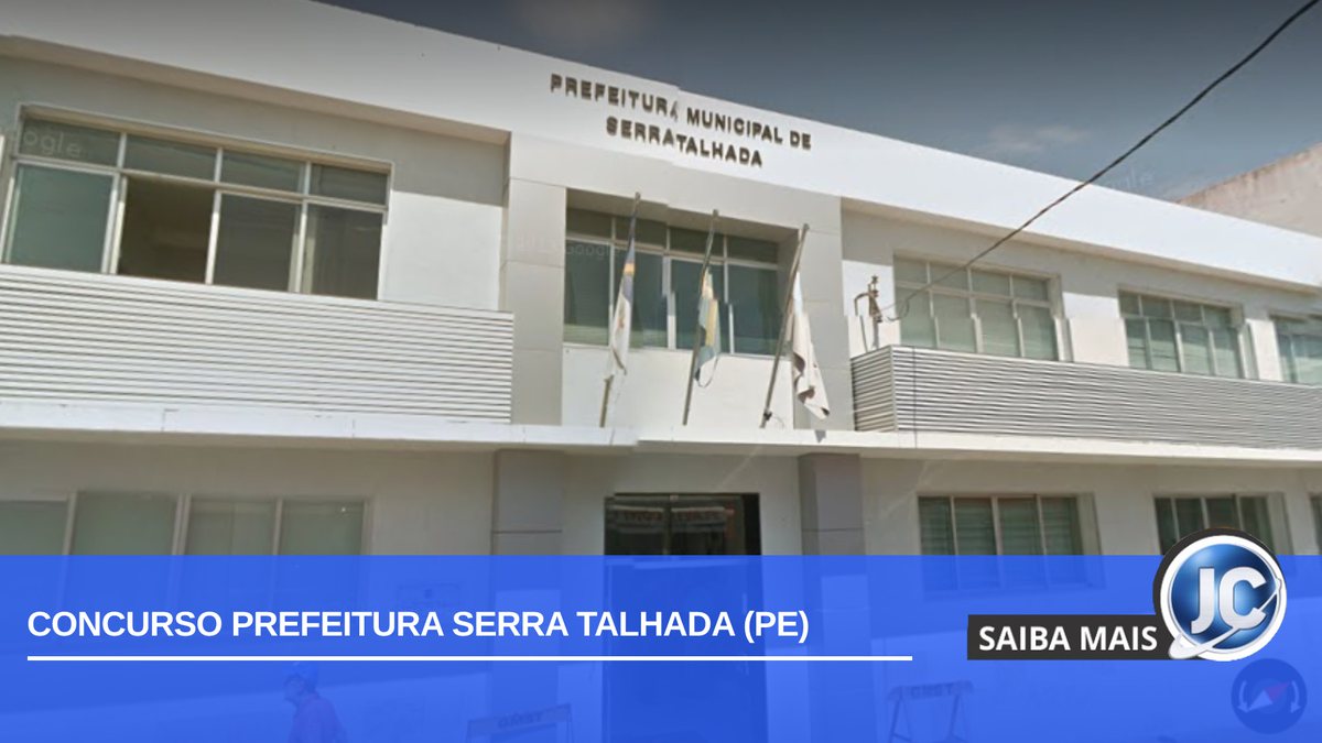 Concurso Prefeitura Serra Talhada PE: fachada do órgão