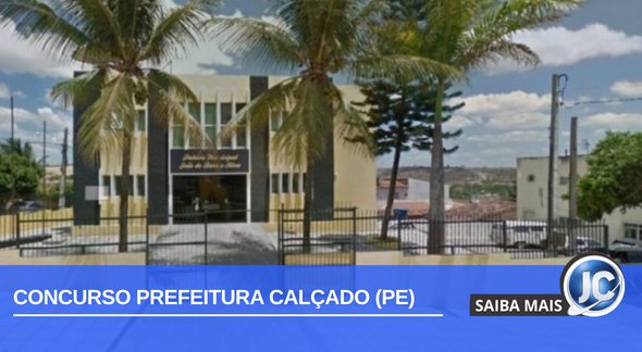 Concurso Prefeitura Calçado PE: fachada da prefeitura - Divulgação