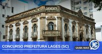 Concurso Prefeitura Lages SC: fachada do Paço Municipal - Divulgação